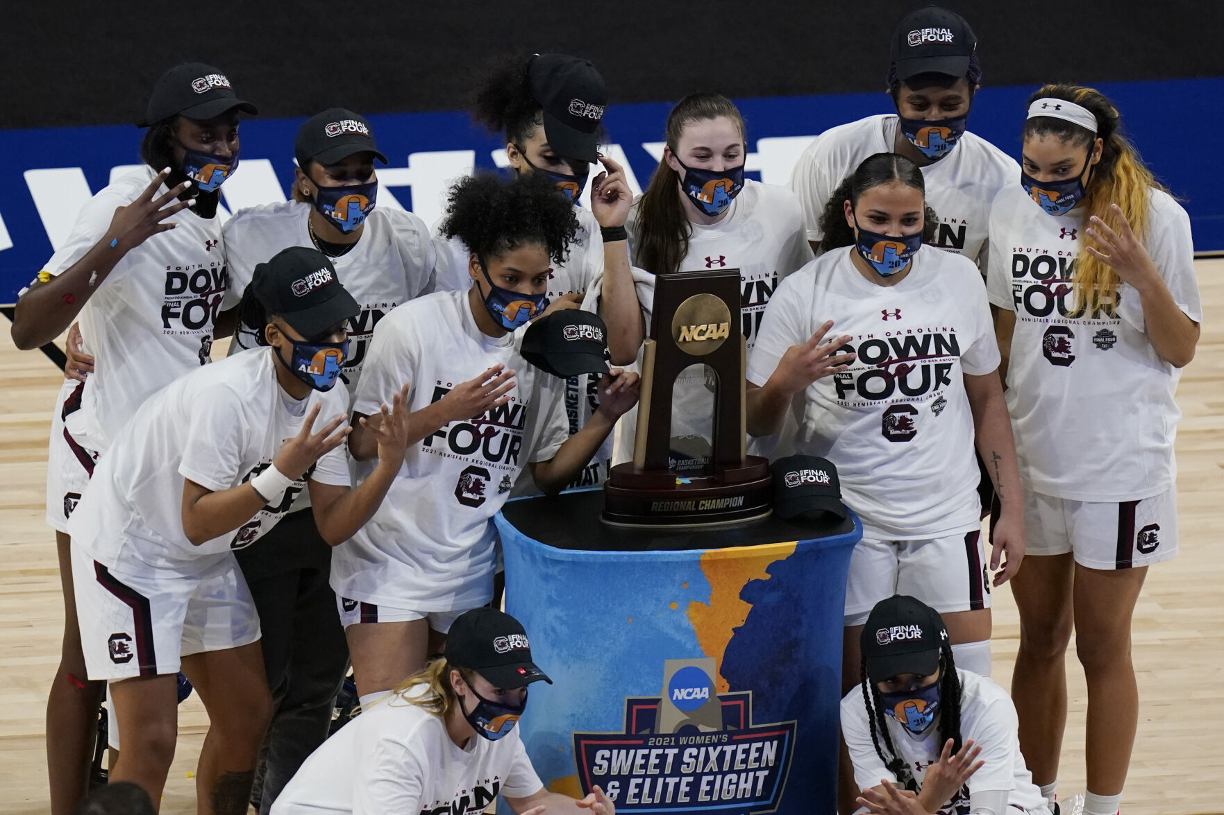 NCAA Texas South Carolina Basketball